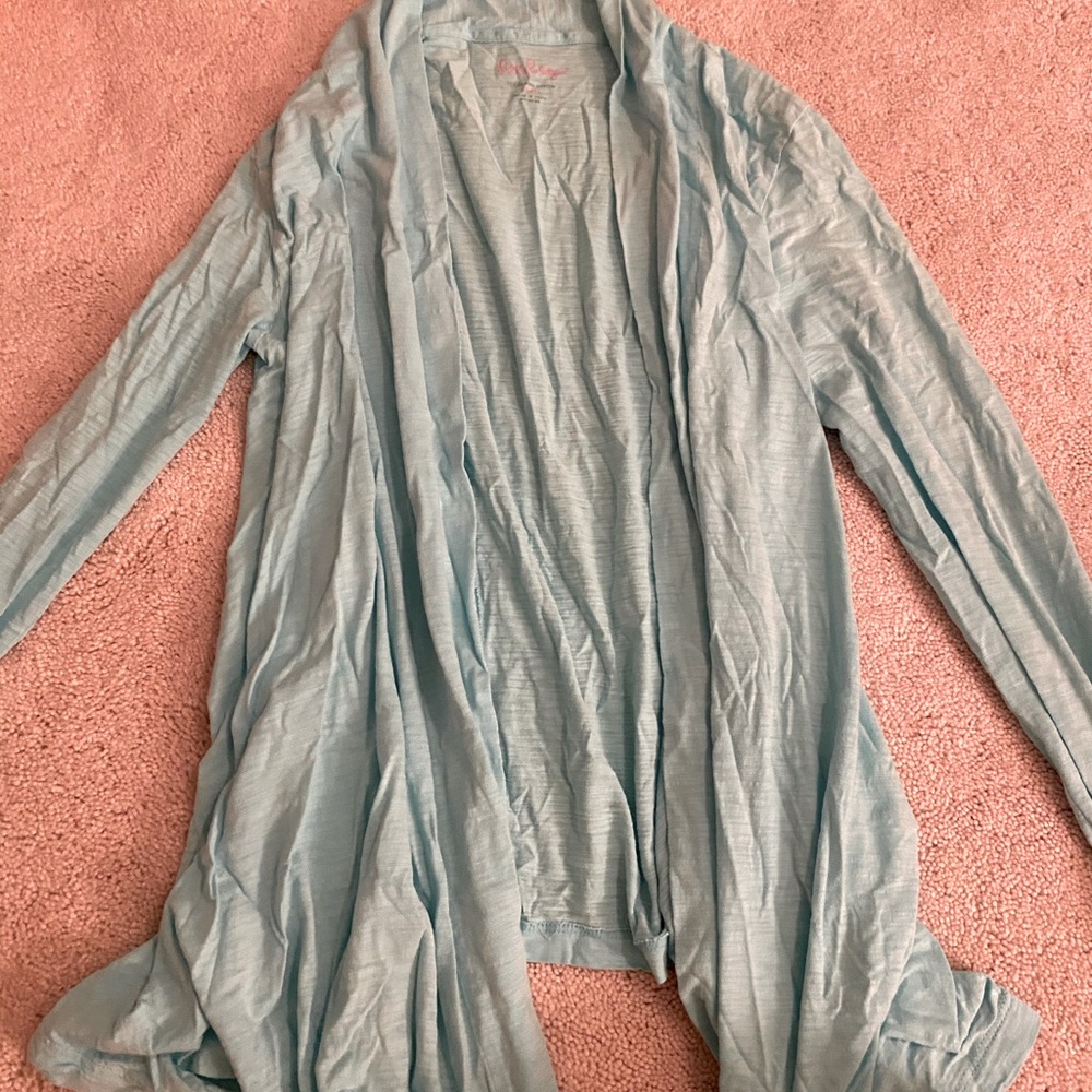 Teal lily pulitzer cardigan